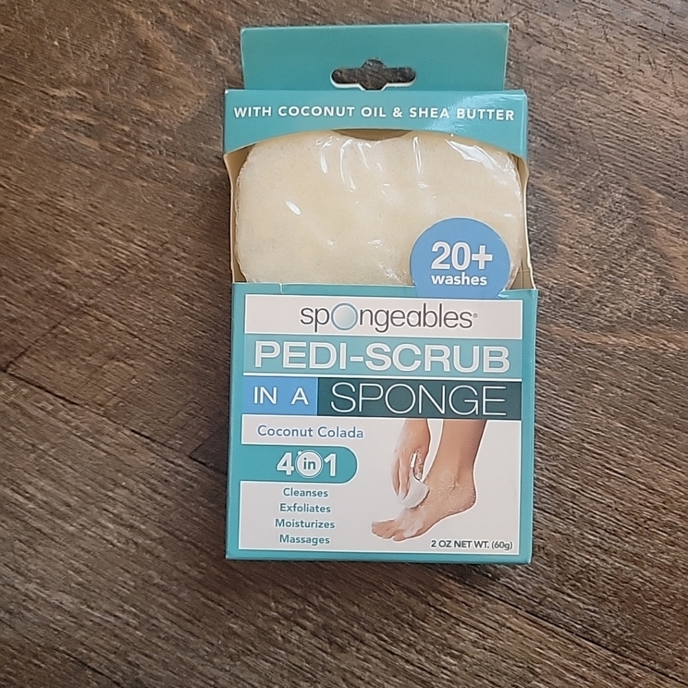 Spongeables Pedi Scrub
